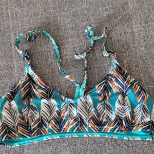 Pakaloha Multicolor Feather Bikini Top
